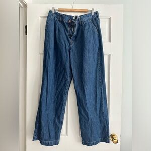 Madewell harlow wide leg jean size 31